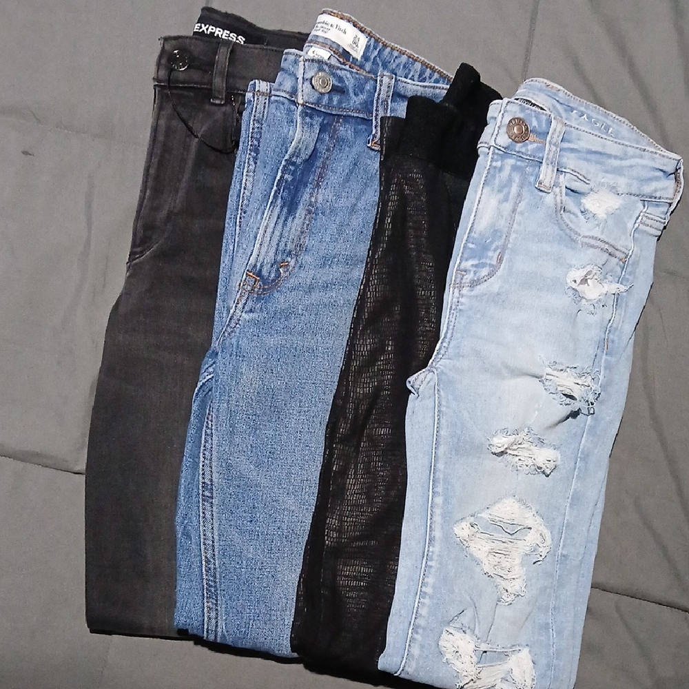 Abercrombie & Fitch Blue Denim Jeans